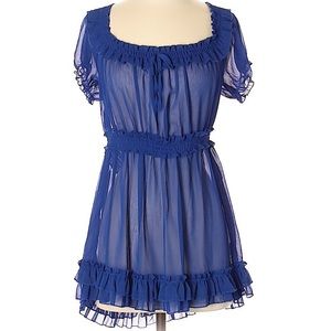 Cotton Express Short Sleeve Blouse